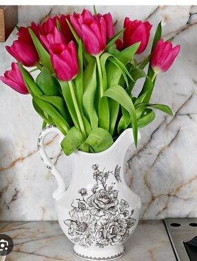 ❤️ New 2025 The Pioneer Woman Agatha Brown Floral 2 Quart Pitcher